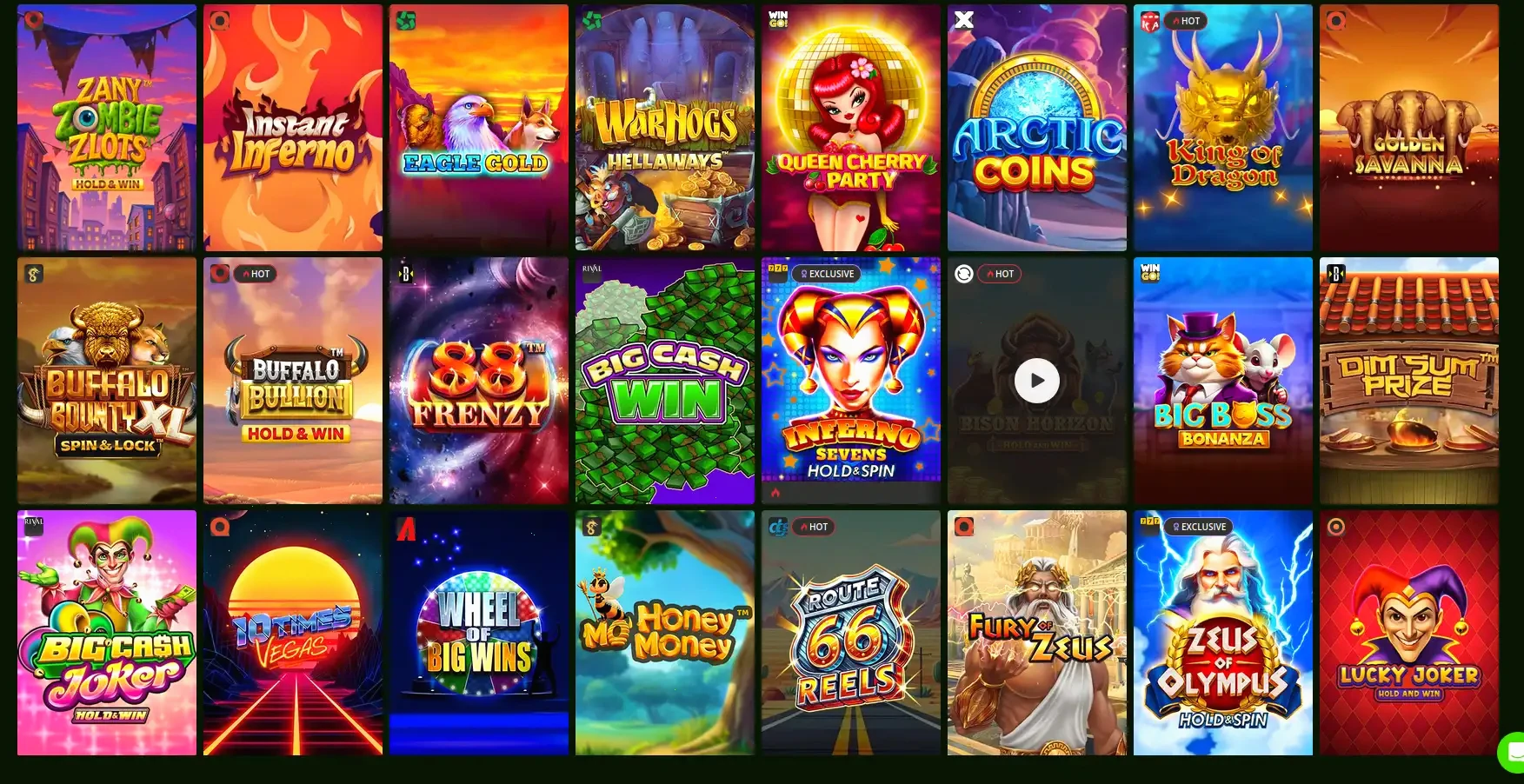 30bet mobiel casino interface op smartphone